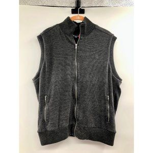 Marks & Spencer Blue Harbor Vest Mens L NEW Lined Gray